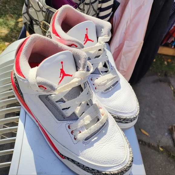 Retro Fire Red Jordans - Picture 2 of 4